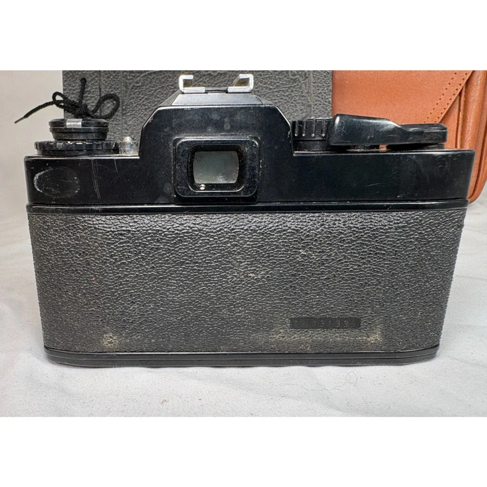 Ricoh KR-5 Super 35mm SLR Film Camera Rikenon 50mm f/2 Lens Bag Album *Untested